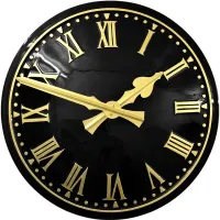 Fleetwood Outdoor Clock Service dark dial